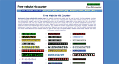 Desktop Screenshot of free-website-hit-counter.com